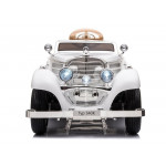 Elektrické autíčko Mercedes Benz 540K Retro - biela - nosnosť 100KG!!!